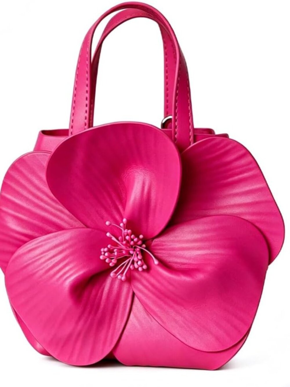 Floral Mini Evening Clutch Purse for Women - PU Leather Handbag with Chain for